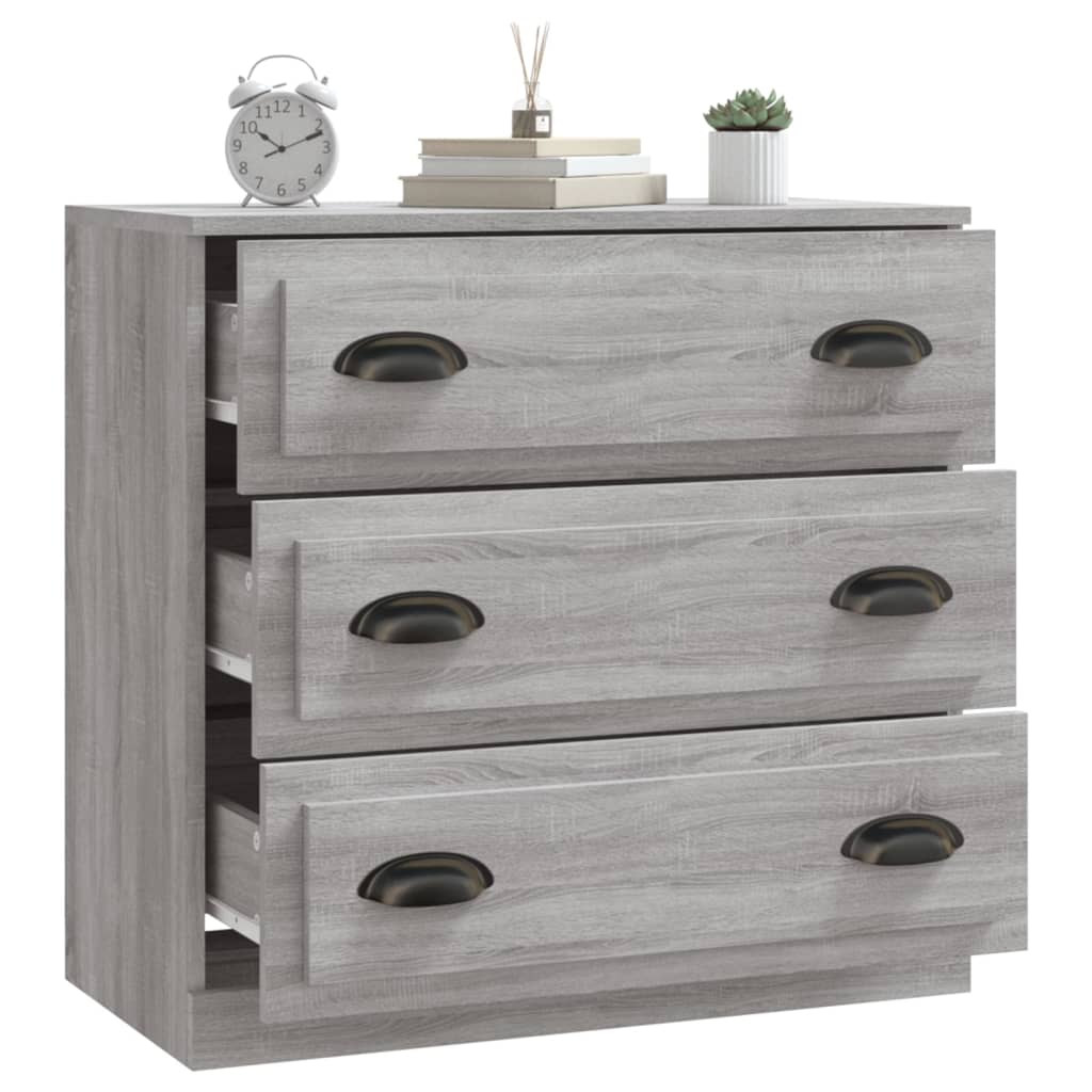 Komoda siva sonome 70x35,5x67,5 cm konstruirano drvo