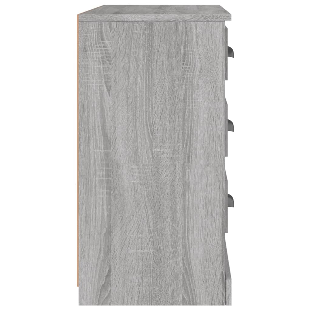 Komoda siva sonome 104,5x35,5x67,5 cm konstruirano drvo
