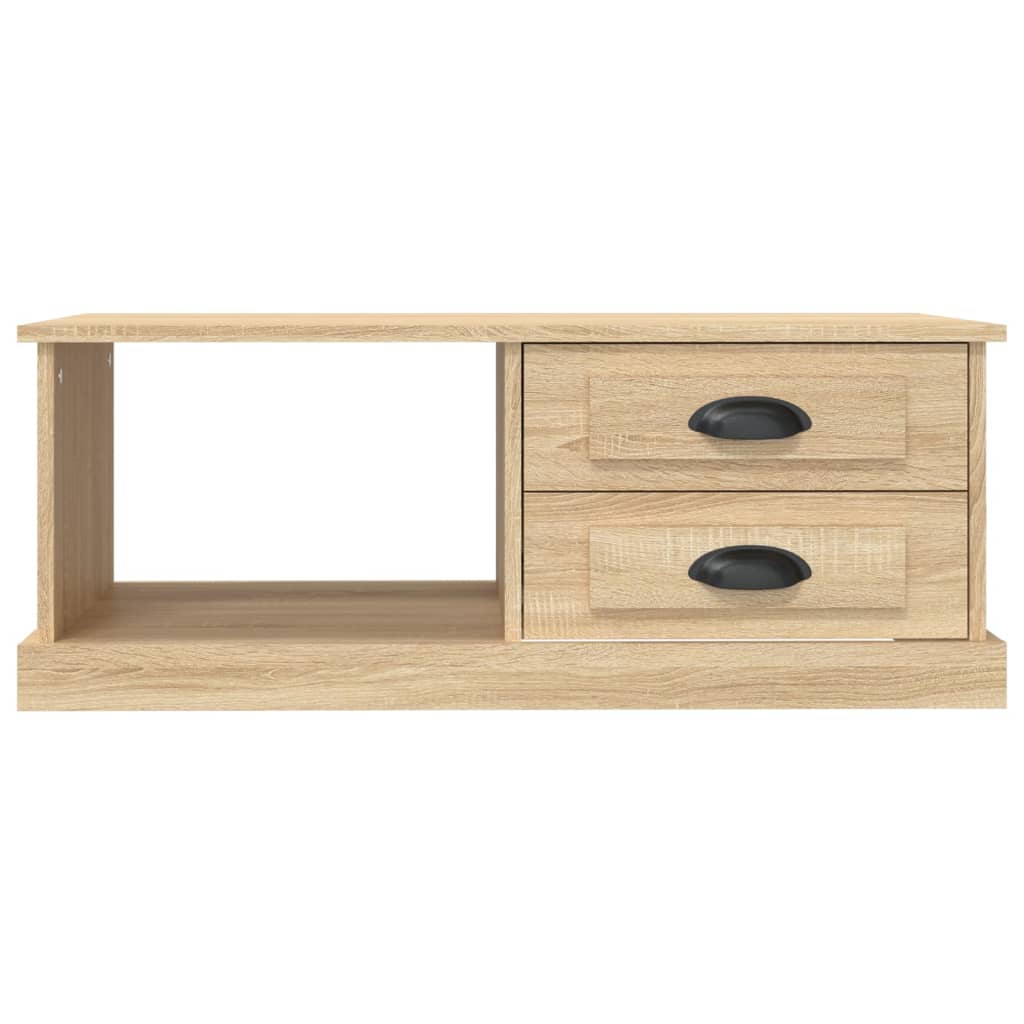 Stolić za kavu boja hrasta 90 x 50 x 35 cm konstruirano drvo