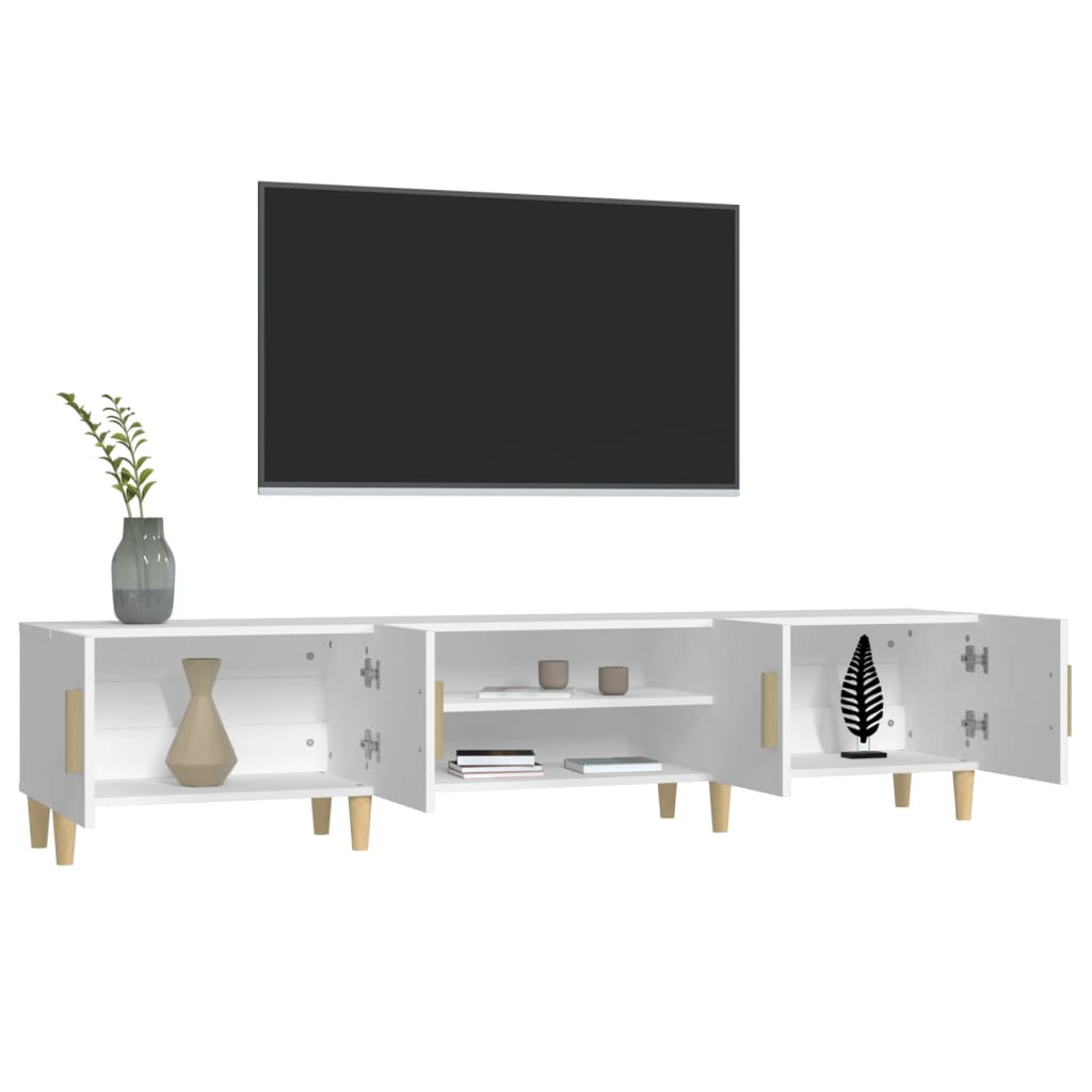 TV ormarić bijeli 180x31,5x40 cm inženjerski drvo