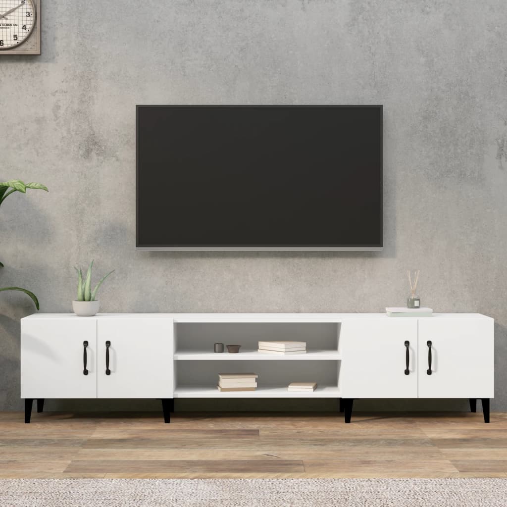 TV ormarić bijeli 180x31,5x40 cm inženjerski drvo