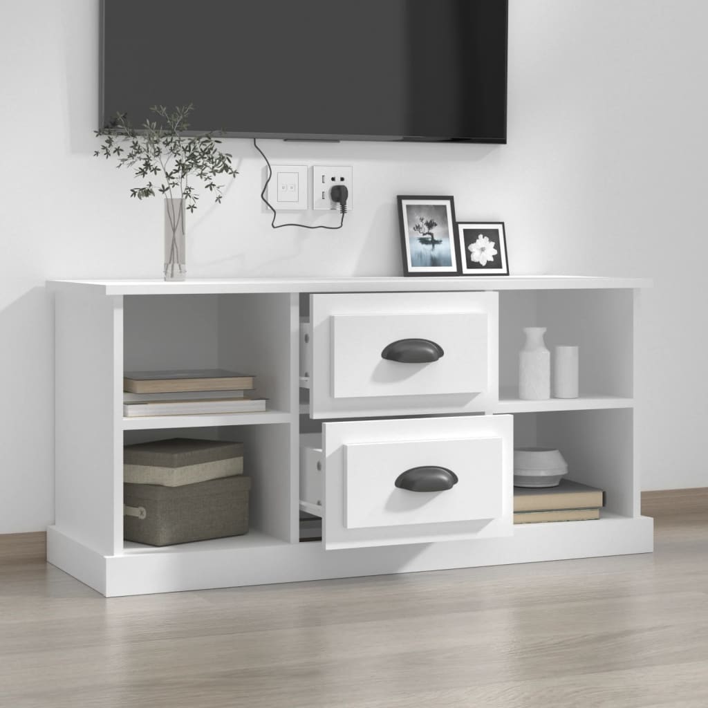 TV ormarić bijeli 99,5 x 35,5 x 48 cm od konstruiranog drva
