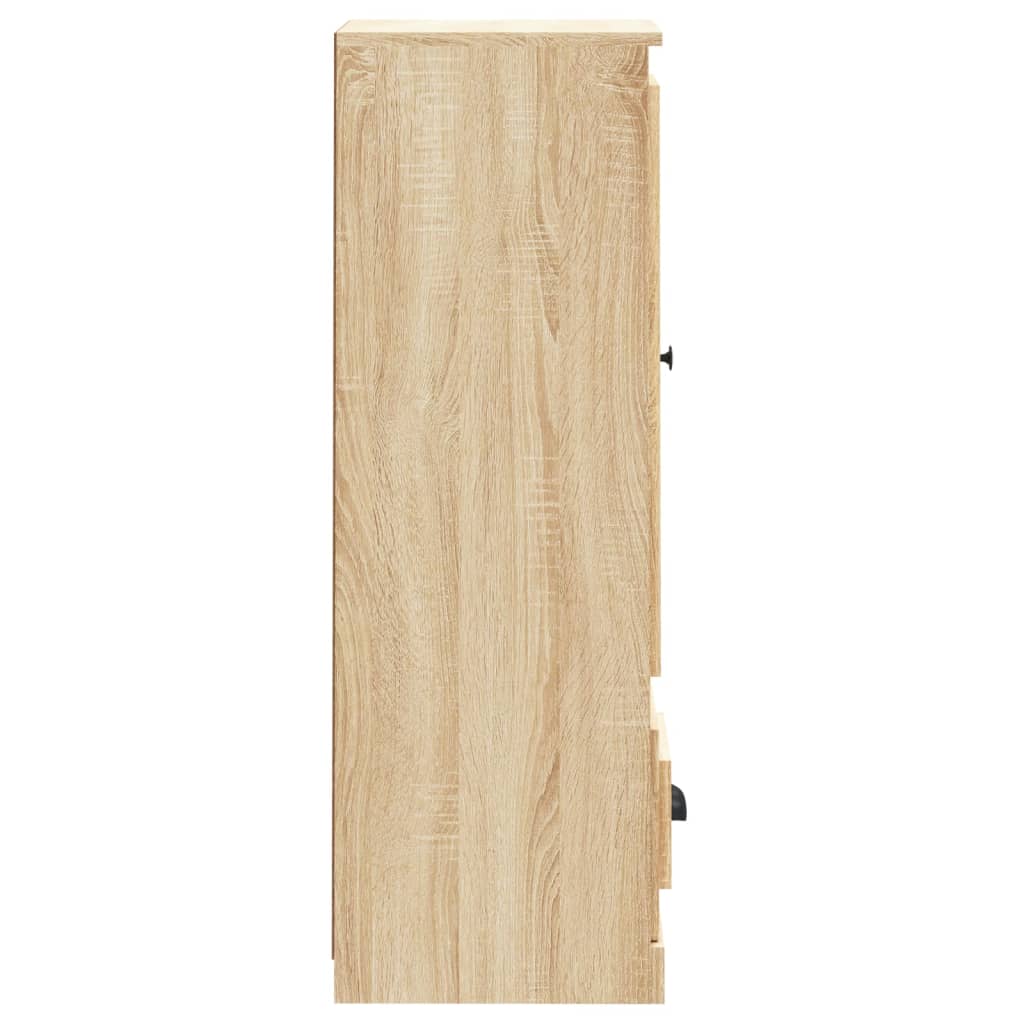 Visoka boja hrasta sonome 36x35,5x103,5 cm konstruirano drvo