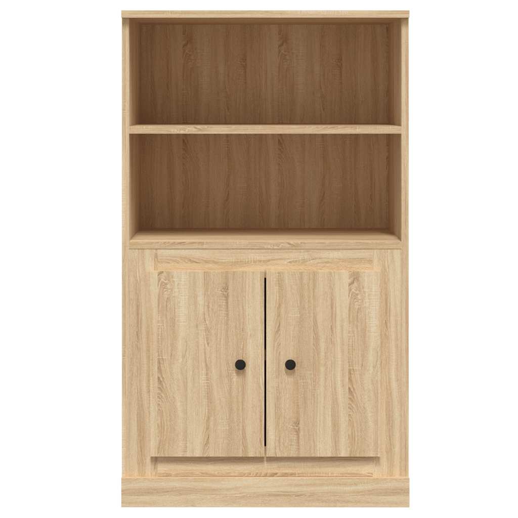 Visoka komoda hrasta sonome 60x35,5x103,5 cm konstruiranog drva