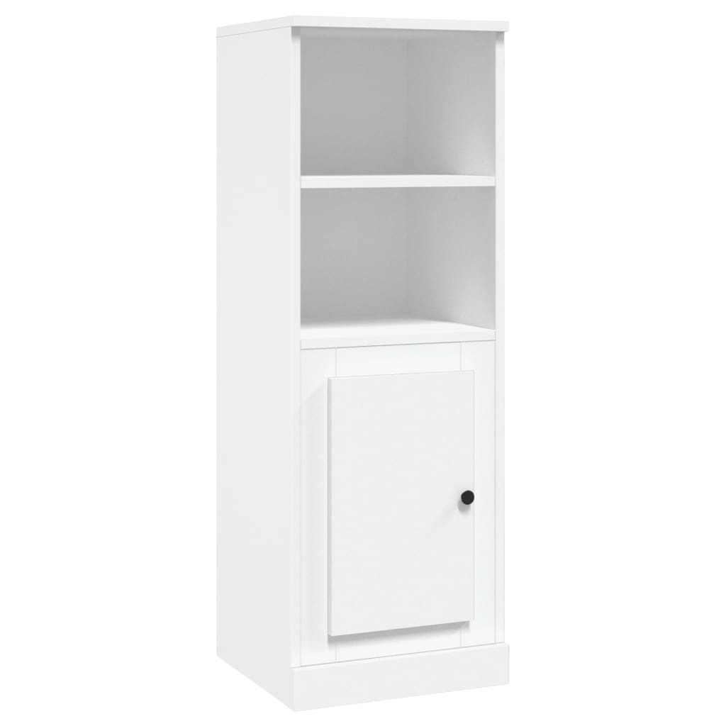 Visoka komoda bijela 36 x 35,5 x 103,5 cm od konstruiranog drva