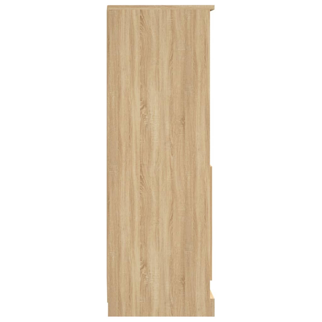Visoka boja hrasta sonome 36x35,5x103,5 cm konstruirano drvo