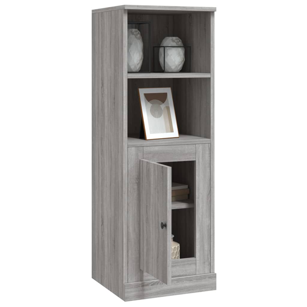Visoka komoda siva sonome 36x35,5x103,5 cm konstruiranog drva