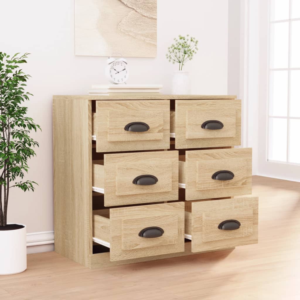 Komoda boja hrasta sonome 70x35,5x67,5 cm konstruirano drvo