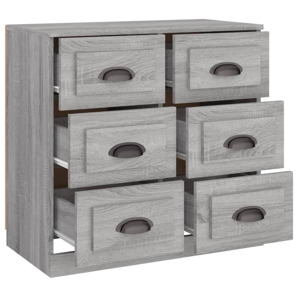 Komoda siva sonome 70x35,5x67,5 cm konstruirano drvo