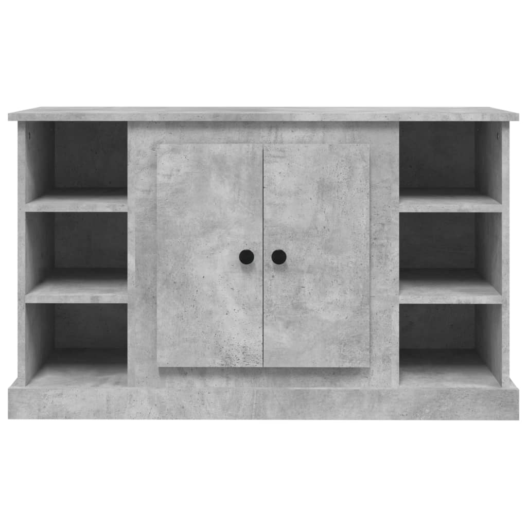 Komoda siva boja betona 100x35,5x60 cm od konstruiranog drva