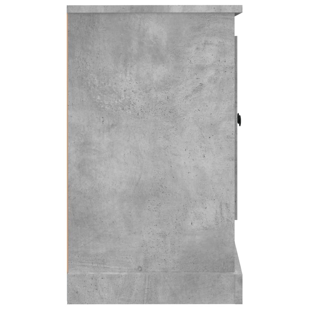 Komoda siva boja betona 100x35,5x60 cm od konstruiranog drva