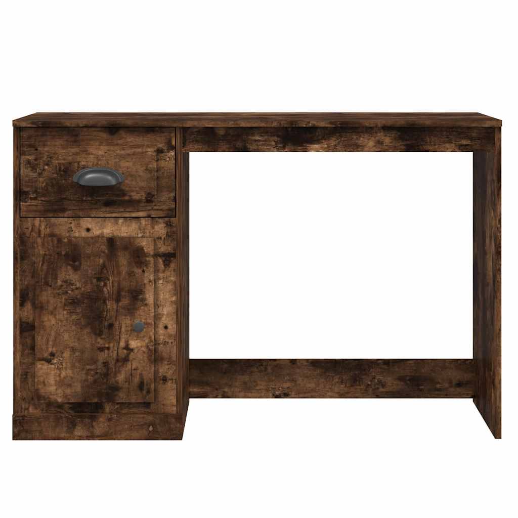 Radni stol s ladicom boja hrasta 115x50x75 cm konstruirano drvo