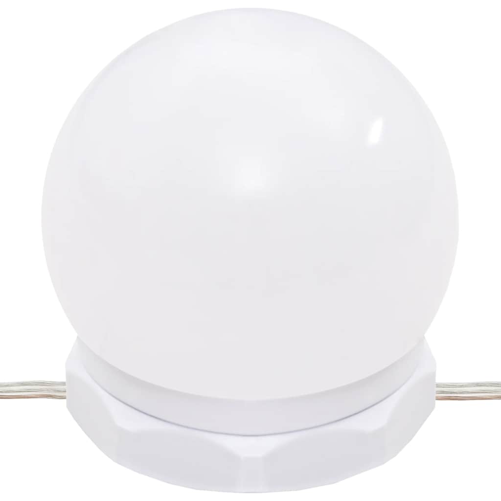 Toaletni stolić LED boja hrasta sonome 90x50x132,5 cm drveni