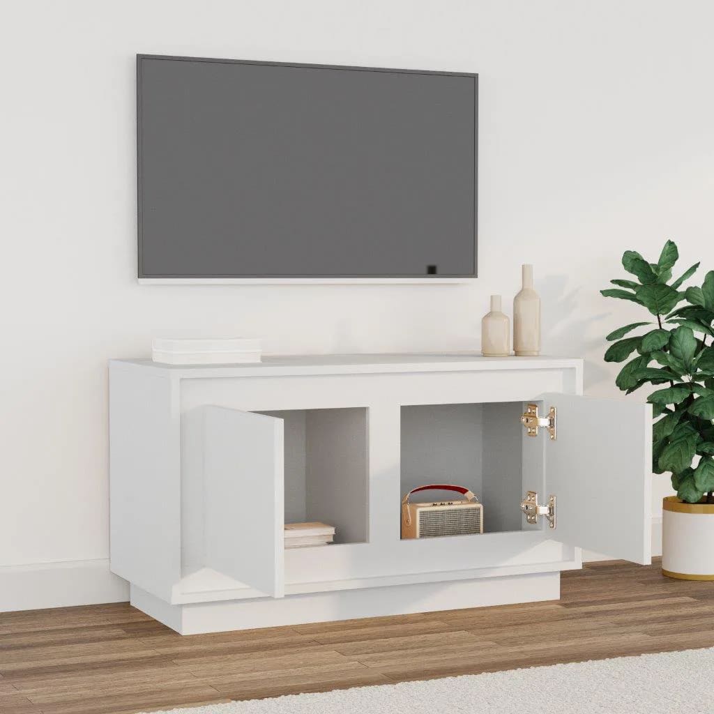 TV ormarić bijeli 80 x 35 x 45 cm od konstruiranog drva