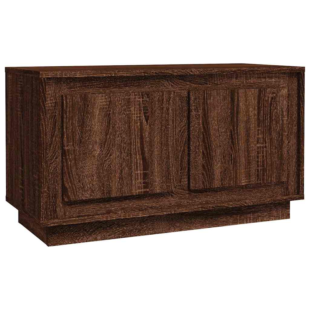 TV ormarić smeđa boja hrasta 80x35x45 cm konstruirano drvo