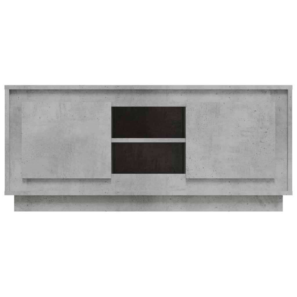 TV ormarić boja betona 102x35x45 cm od konstruiranog drva