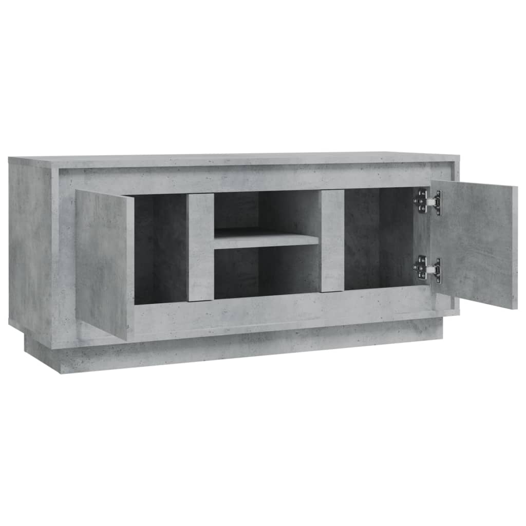 TV ormarić boja betona 102x35x45 cm od konstruiranog drva