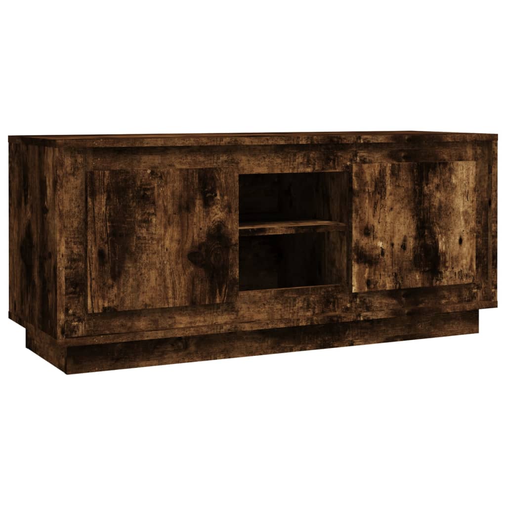 TV ormarić boja dimljenog hrasta 102x35x45 cm konstruirano drvo