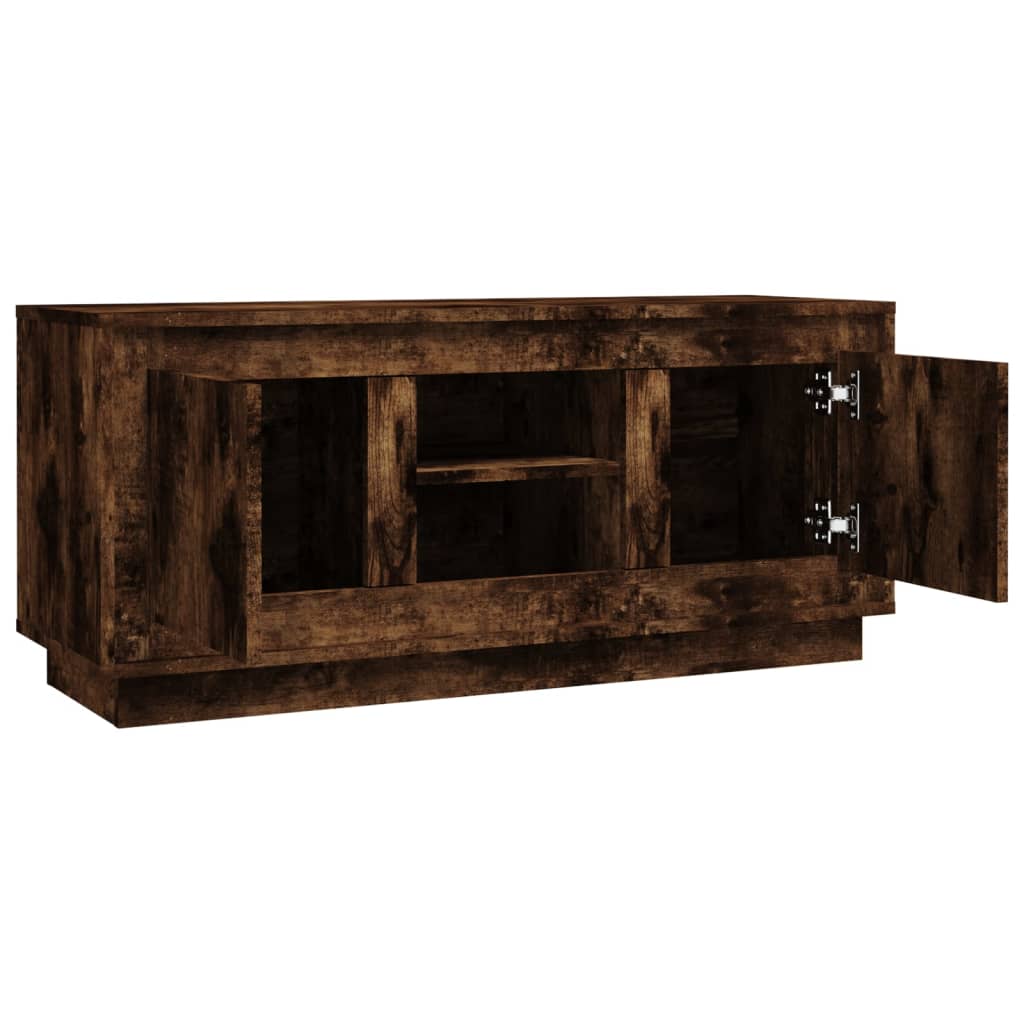TV ormarić boja dimljenog hrasta 102x35x45 cm konstruirano drvo