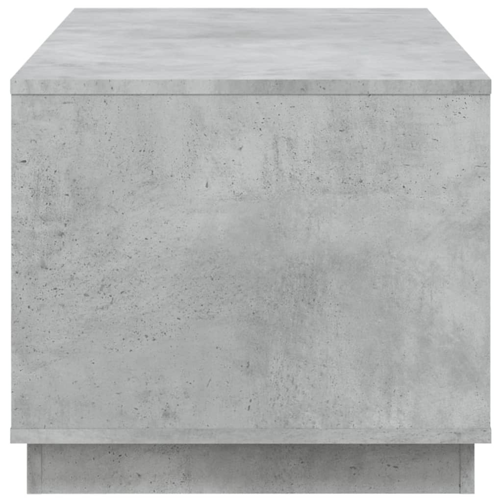Stolić za kavu boja betona 102x50x44 cm konstruirano drvo