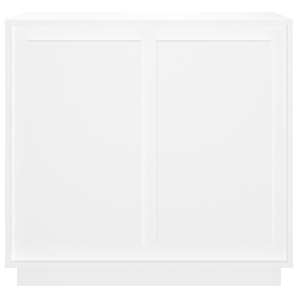 Komoda bijela 80 x 34 x 75 cm od konstruiranog drva