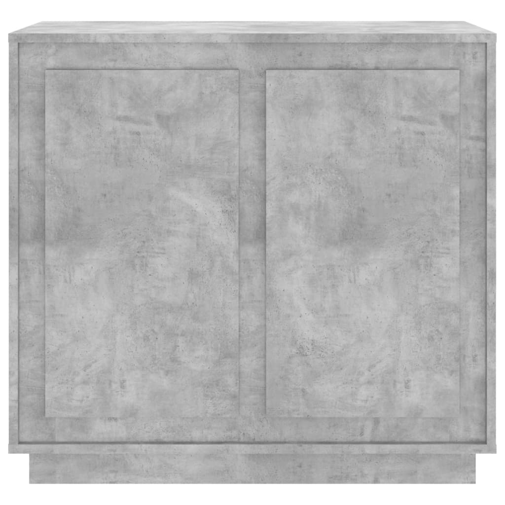 Komoda siva boja betona 80 x 34 x 75 cm od konstruiranog drva