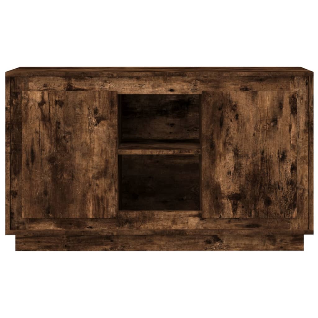 Komoda boja dimljenog hrasta 102x35x60 cm konstruirano drvo