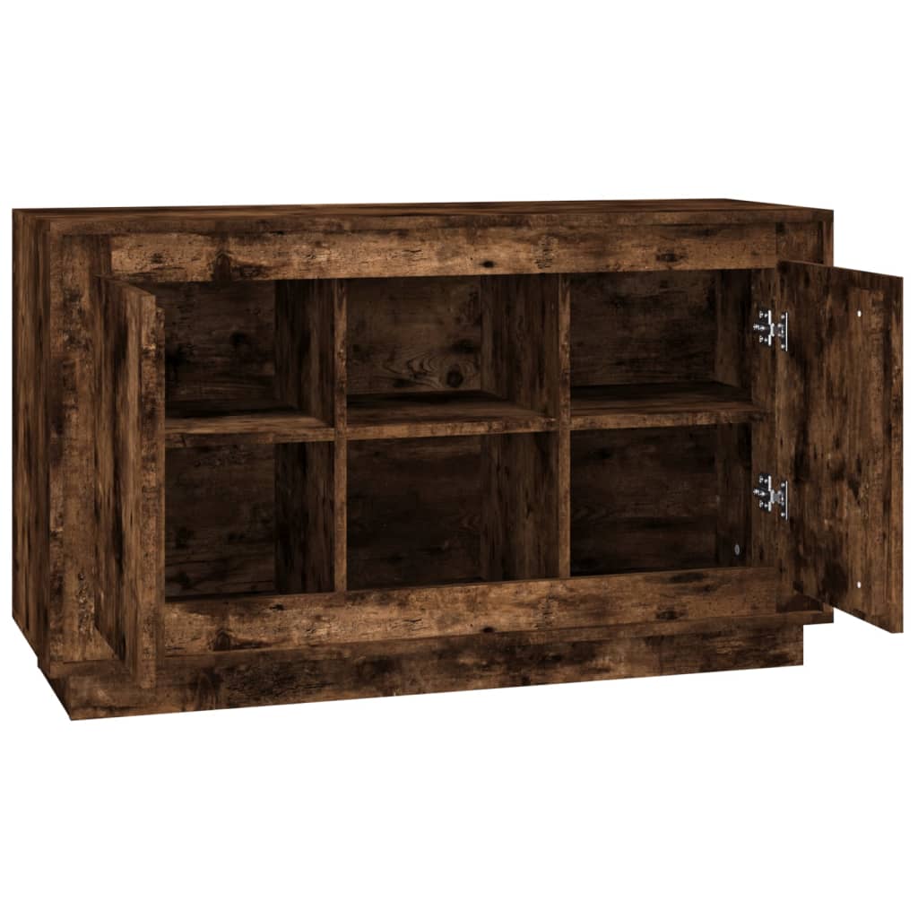Komoda boja dimljenog hrasta 102x35x60 cm konstruirano drvo