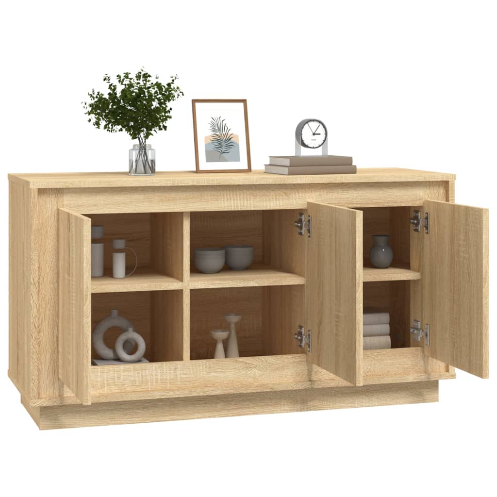 Komoda boja hrasta sonome 102x35x55 cm od konstruiranog drva