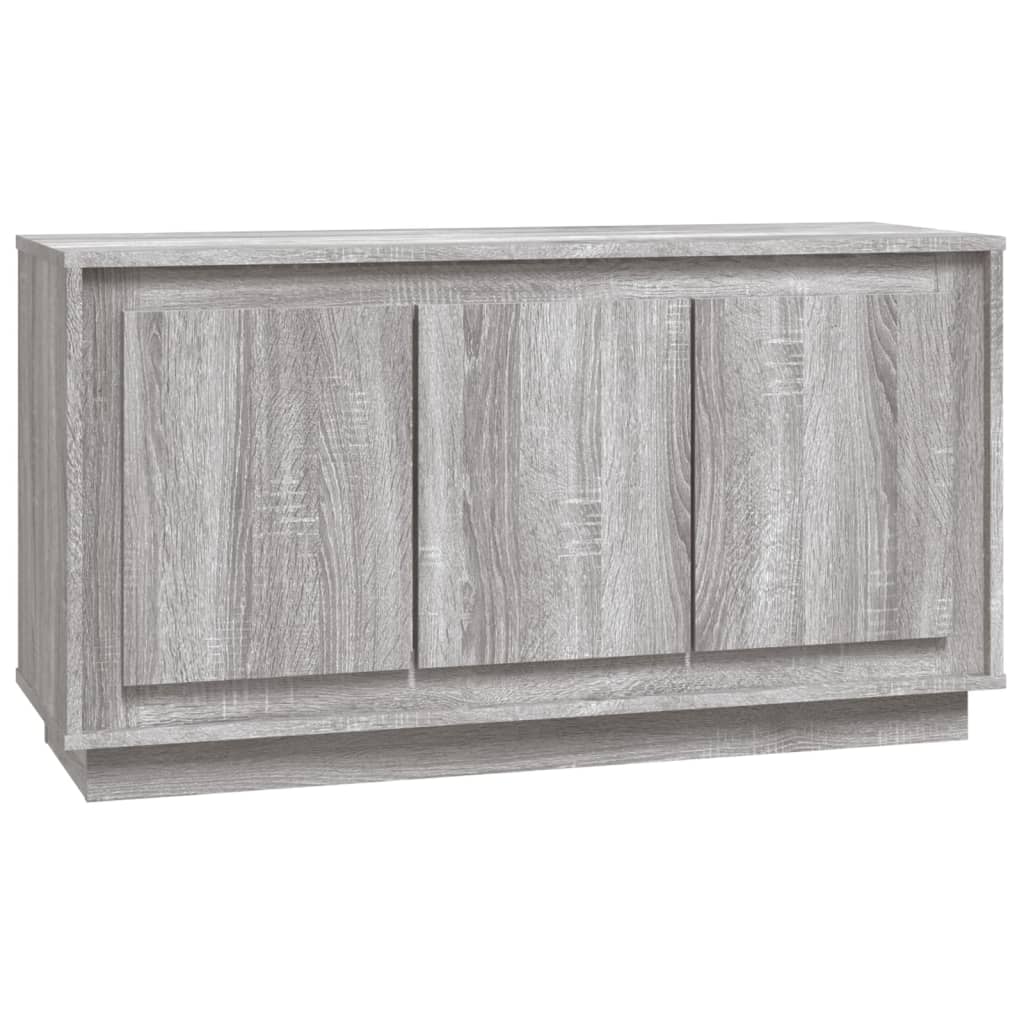 Komoda sivog hrasta sonome 102x35x55 cm od konstruiranog drva