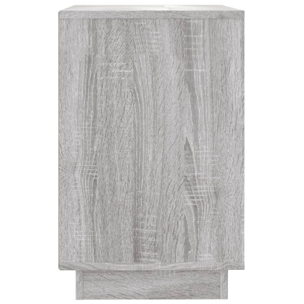 Komoda sivog hrasta sonome 102x35x55 cm od konstruiranog drva