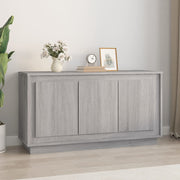 Komoda sivog hrasta sonome 102x35x55 cm od konstruiranog drva