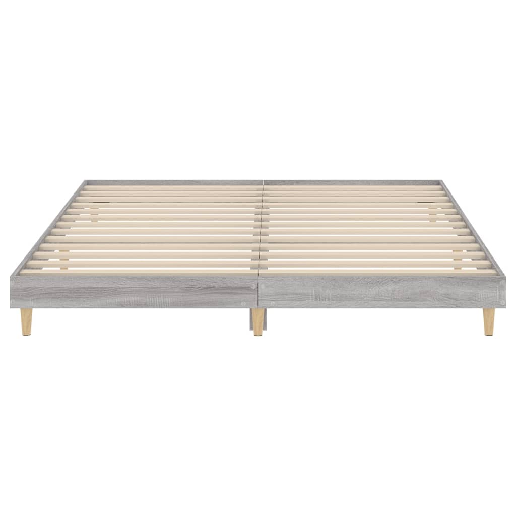 Okvir za krevet boja hrasta 200x200 cm od konstruiranog drva
