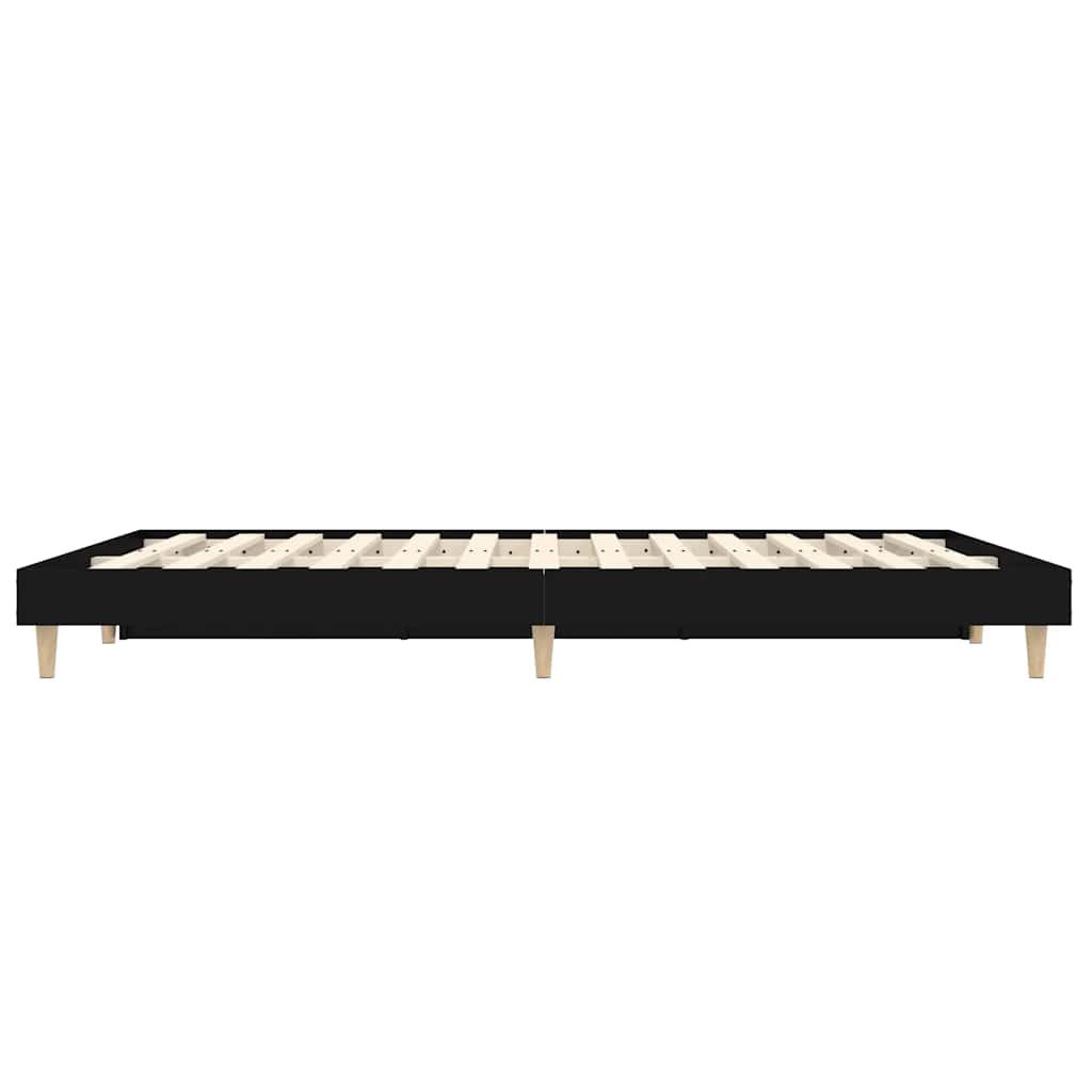 Okvir za krevet crni 120x190 cm konstruirano drvo