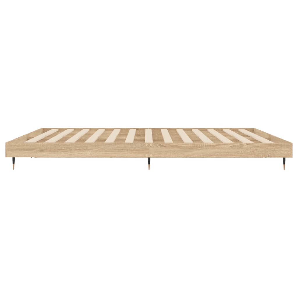 Okvir kreveta bez madraca 200x200 cm od konstruiranog drva