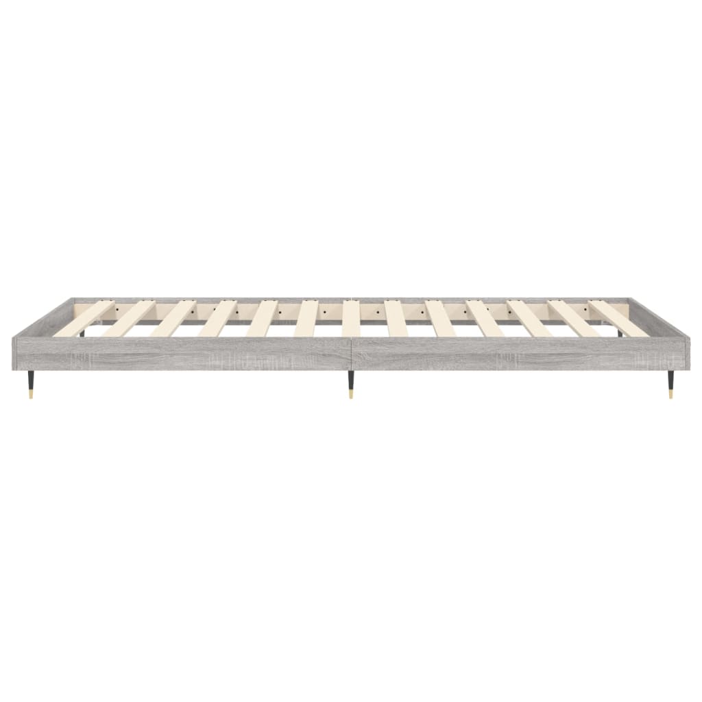 Okvir za krevet boja hrasta 90x200 cm od konstruiranog drva
