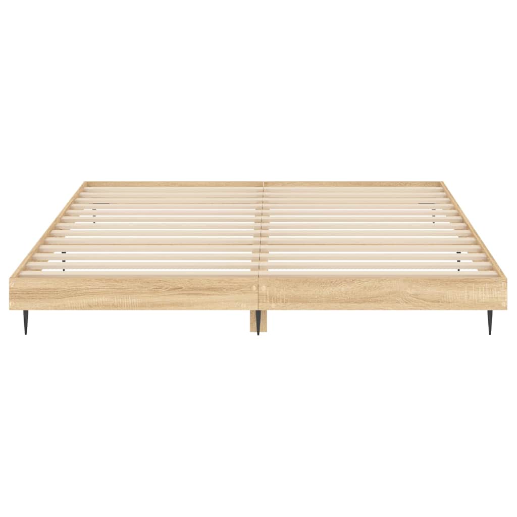 Okvir kreveta bez madraca 200x200 cm od konstruiranog drva