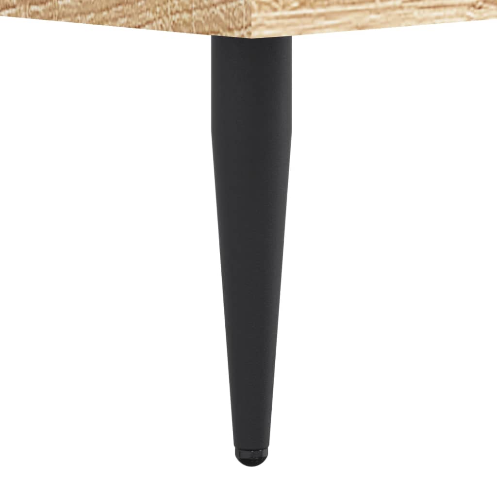 Okvir kreveta bez madraca boja hrasta sonome 140x190 cm drveni