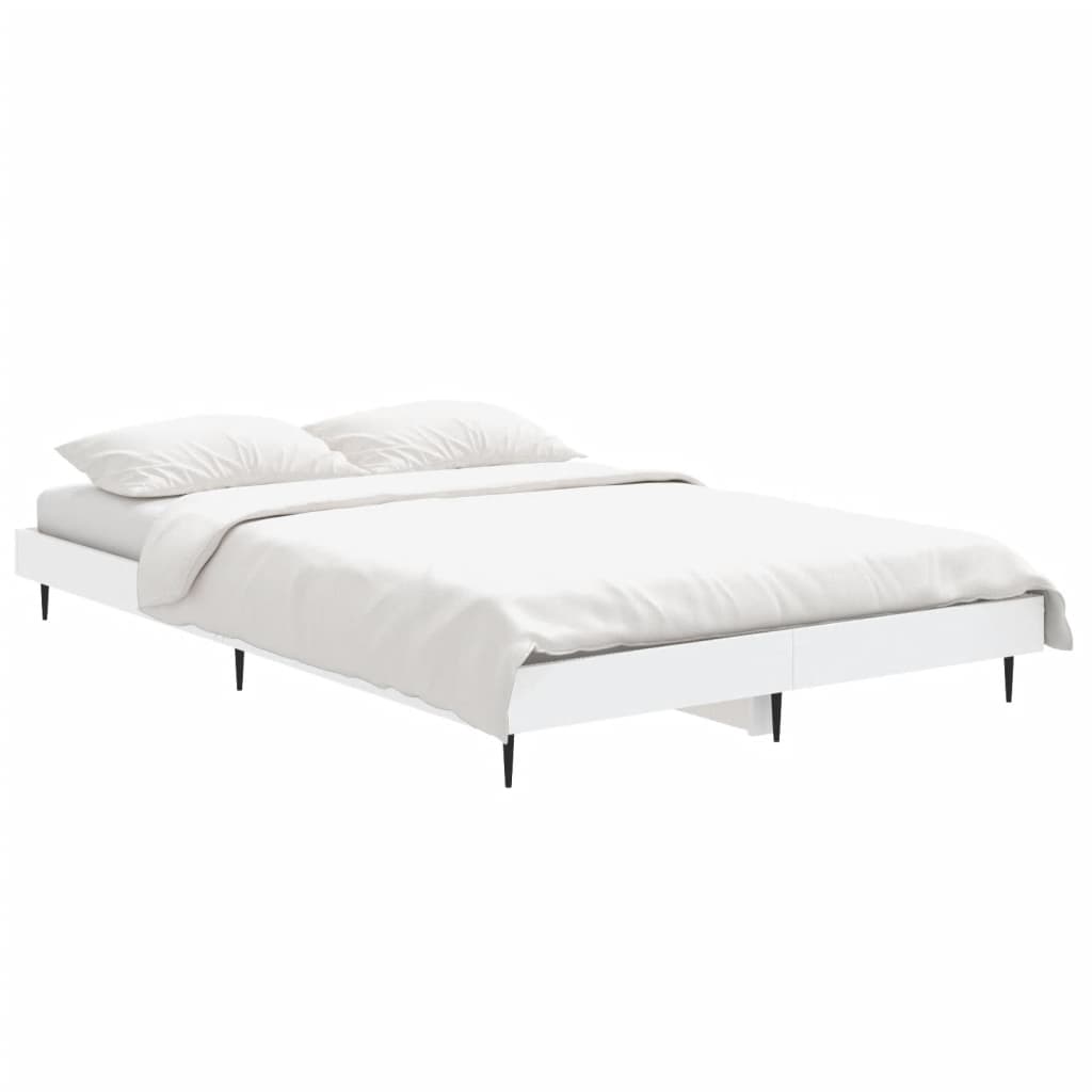 Okvir za krevet bijeli 120x190 cm konstruirano drvo