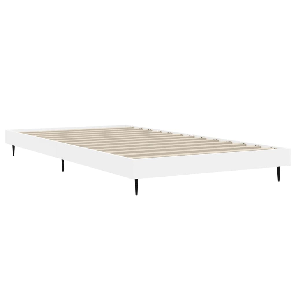 Okvir za krevet bijeli 90x190 cm konstruirano drvo