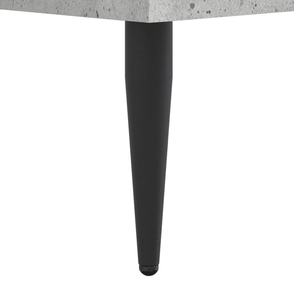 Okvir kreveta boja betona 75x190 cm od konstruiranog drva