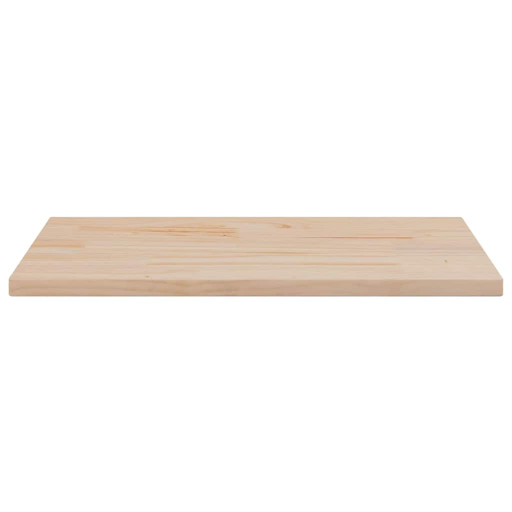 Ploča za stol 80 x 40 x 2,5 cm od masivne borovine pravokutna