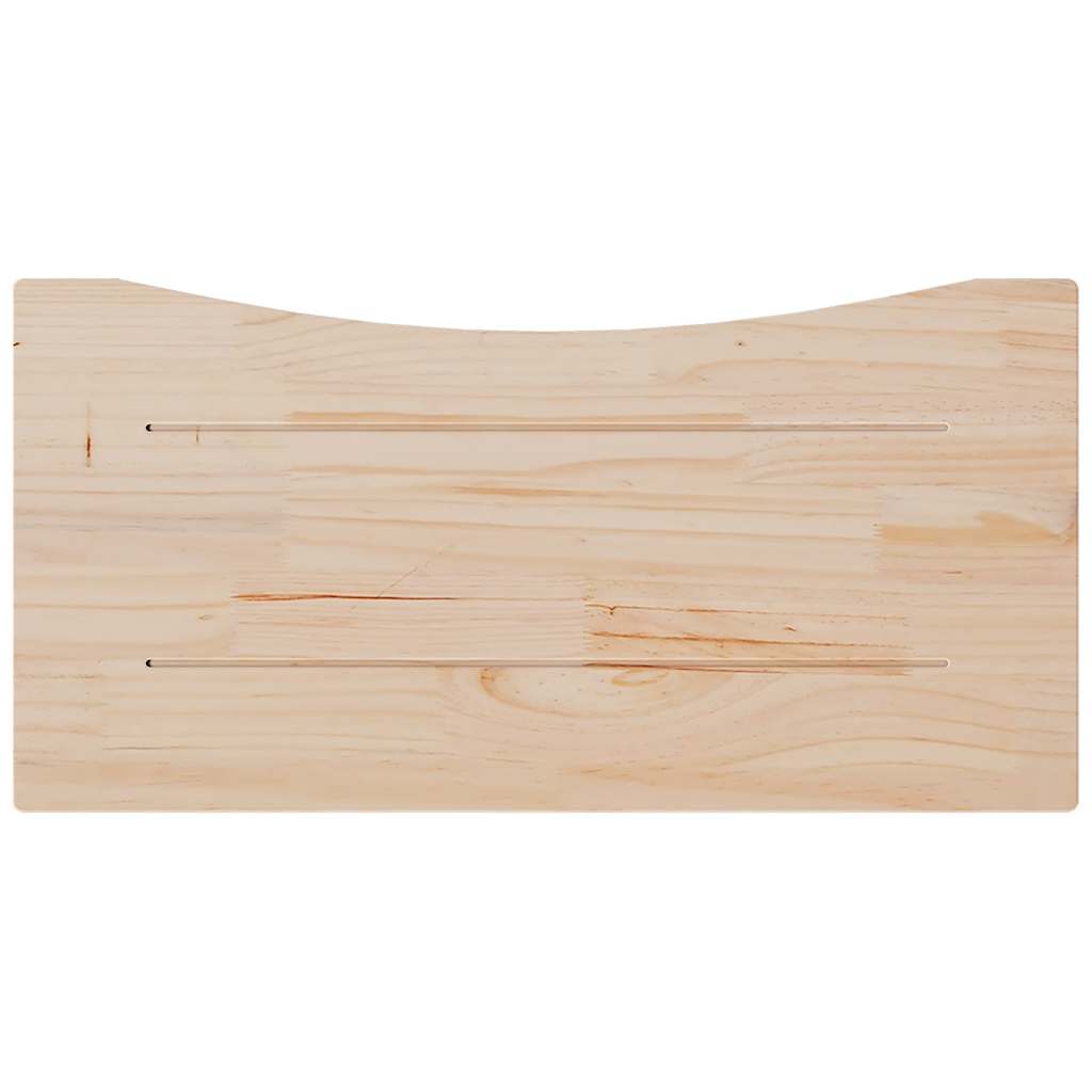 Ploča za radni stol 80 x 40 x 2,5 cm od masivne borovine