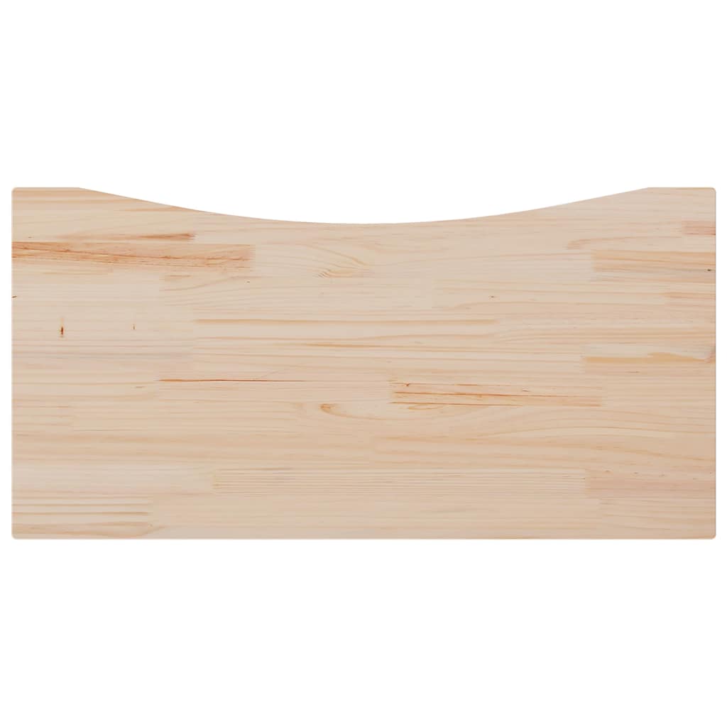 Ploča za radni stol 110 x 55 x 2,5 cm od masivne borovine