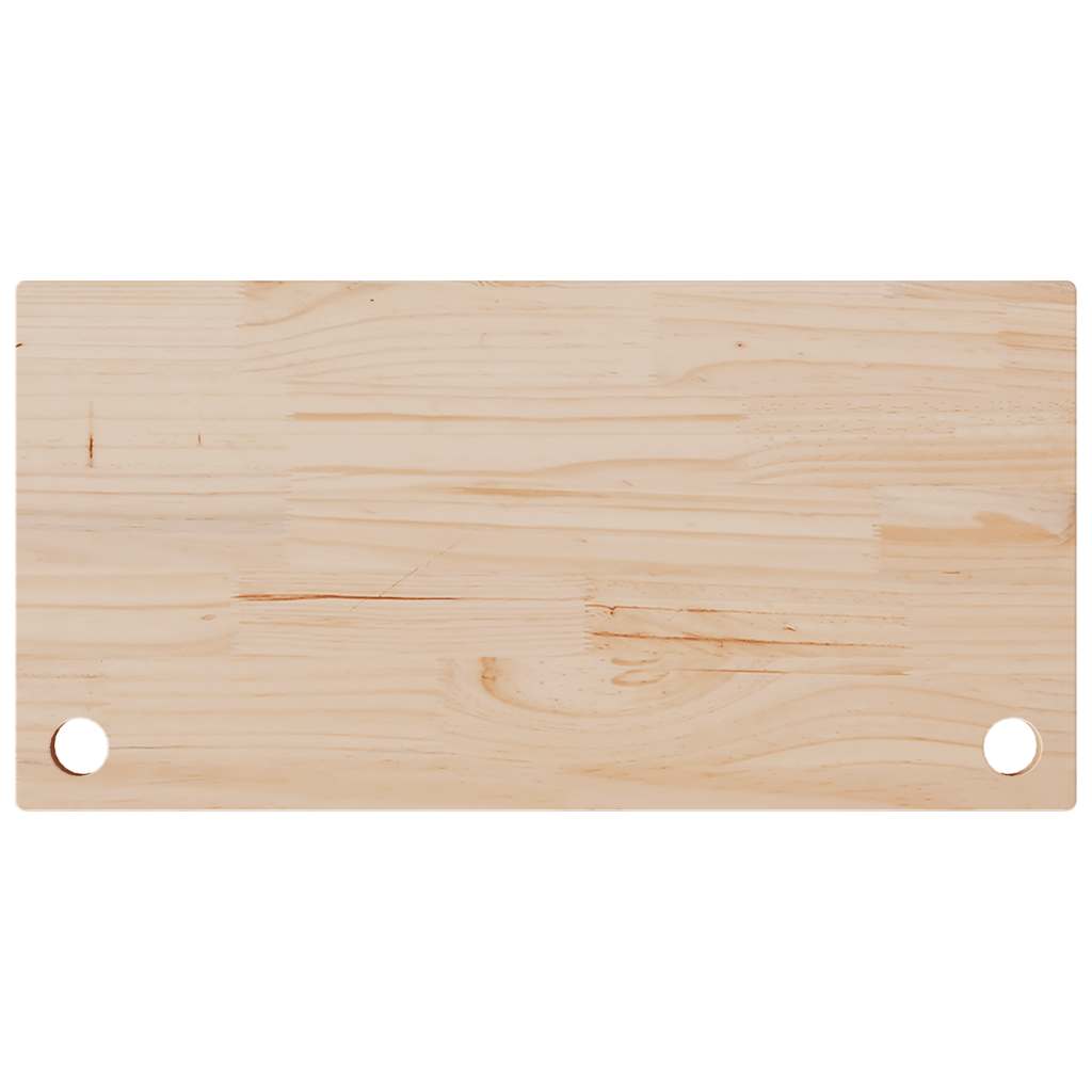 Ploča za radni stol 80 x 40 x 2,5 cm od masivne borovine