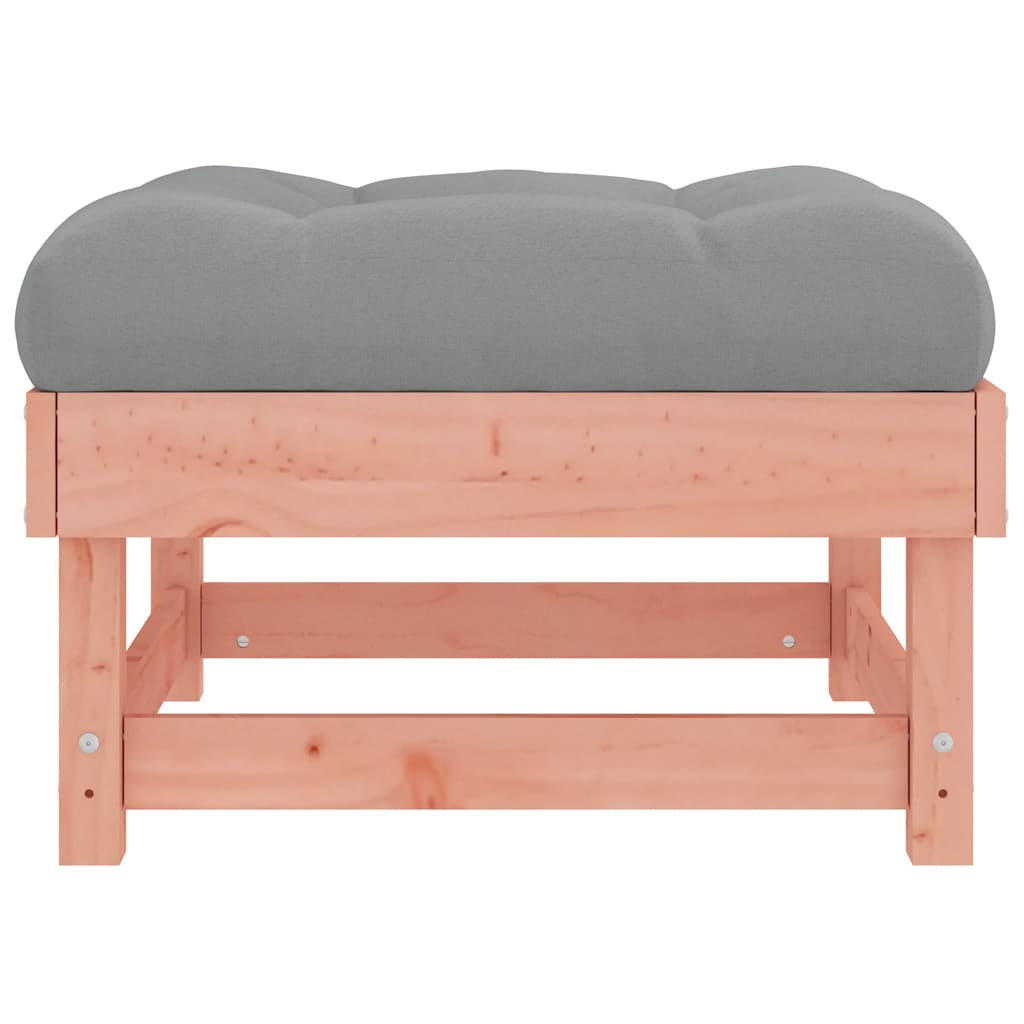 Vrtni tabure s jastukom od masivnog drva duglazije