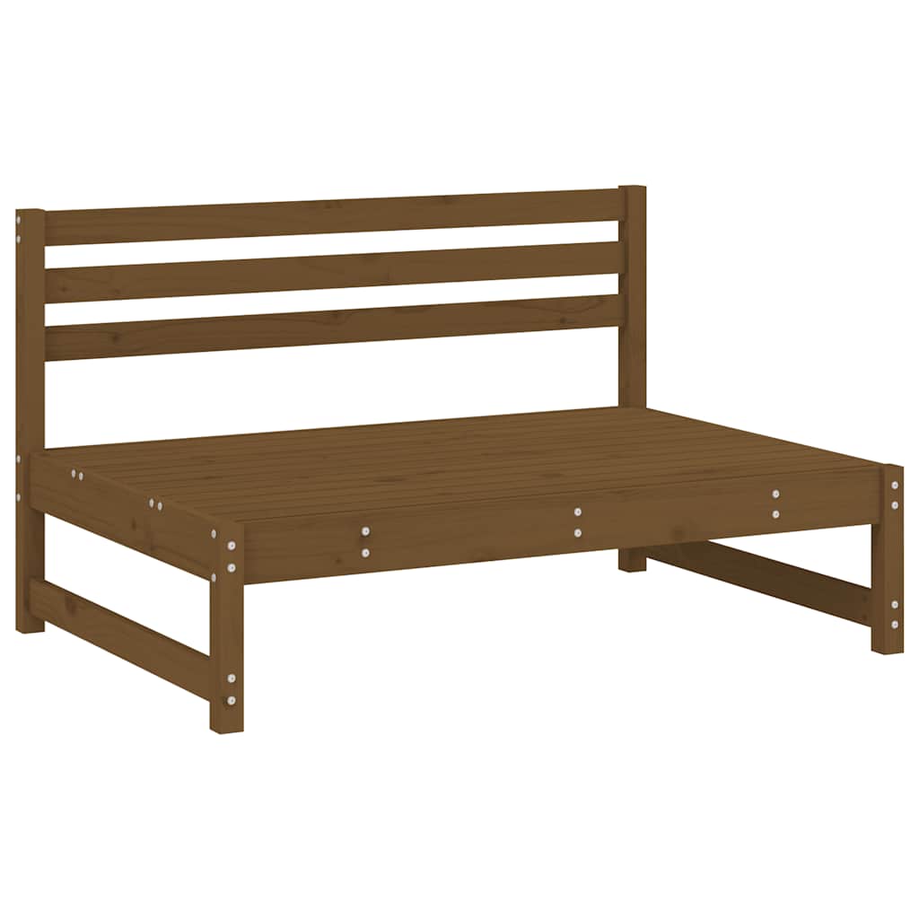 Srednja sofa boja meda 120x80 cm od masivne borovine