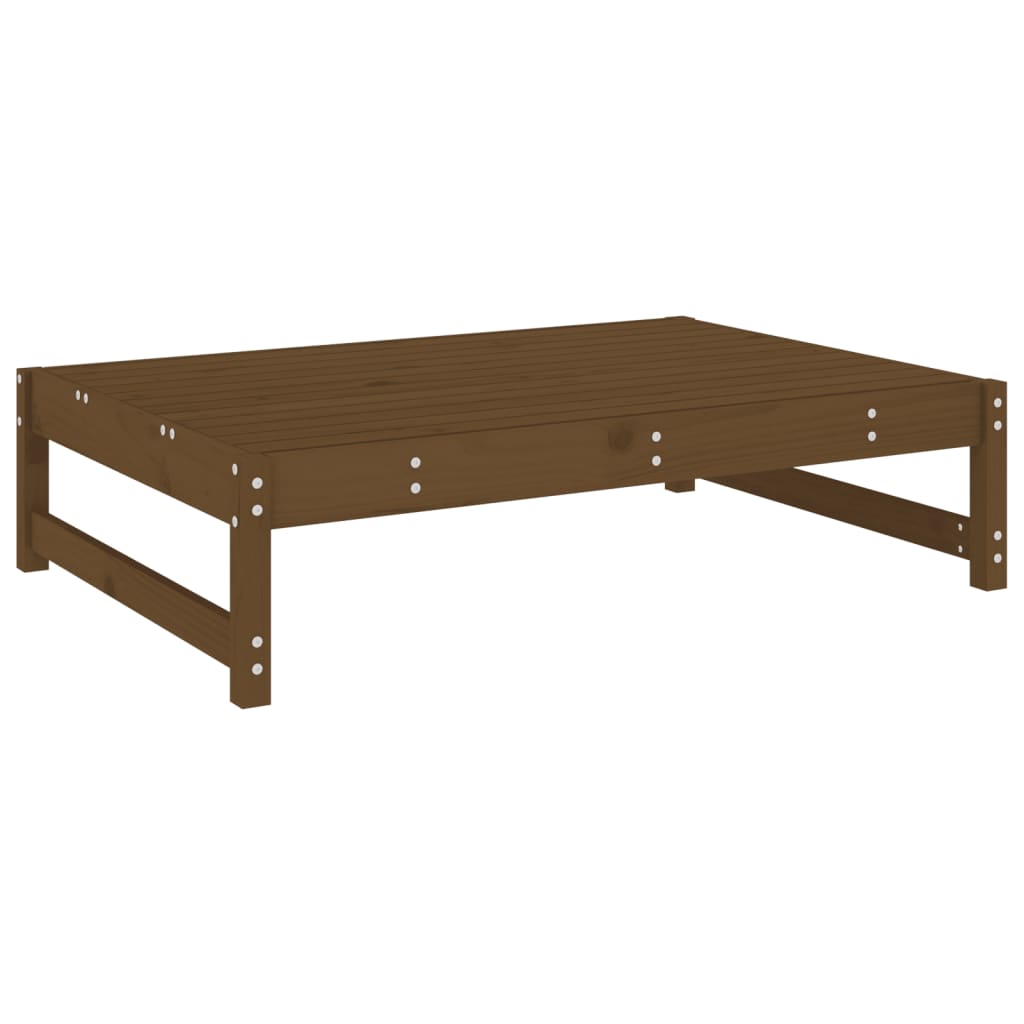 Vrtni tabure boja meda 120 x 80 cm od masivne borovine