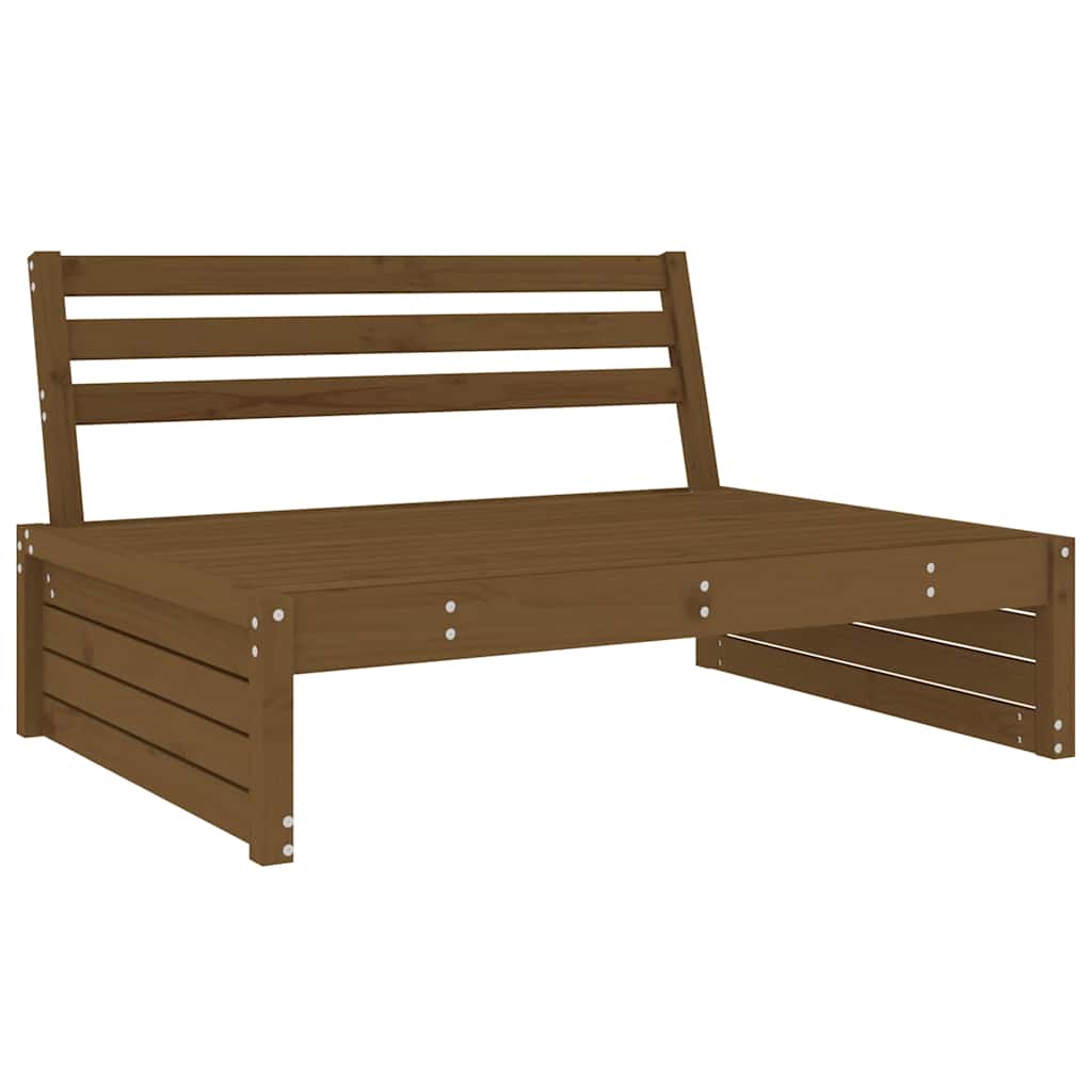 Srednja sofa boja meda 120x80 cm od masivne borovine
