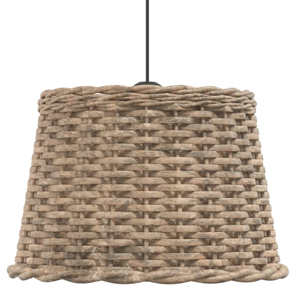 Sjenilo za stropnu svjetiljku smeđe Ø40x26 cm od pruća